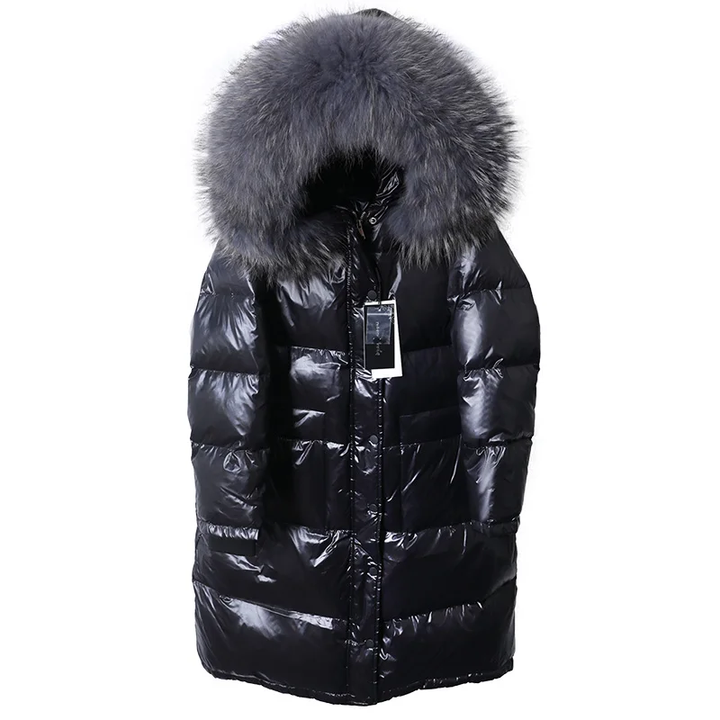 2023 Black Loose Long Down Jacket Real Raccoon Fur Collar Hooded Women Winter Fashion Waterproof Female Extra Coat
2023 Black Loose Long Down Jacket Real Raccoon Fur Collar Hooded Women Winter Fashion Waterproof Female Extra Coat