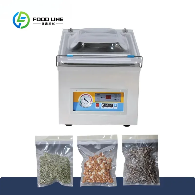 Customized Vacuum Sealer Machine Stainless Steel Body for Commercial Use Restaurant Deli Food Sealing Preservation with Cutter
Customized Vacuum Sealer Machine Stainless Steel Body for Commercial Use Restaurant Deli Food Sealing Preservation with Cutter