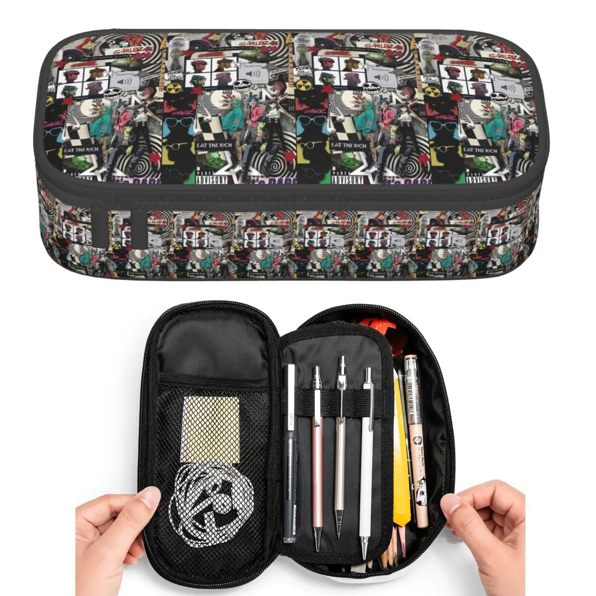 Band Gorillaz Pencil Cases for Students Pen Box Pencil Bag Large Capacity Pencil Pouch Pen Holder
Band Gorillaz Pencil Cases for Students Pen Box Pencil Bag Large Capacity Pencil Pouch Pen Holder