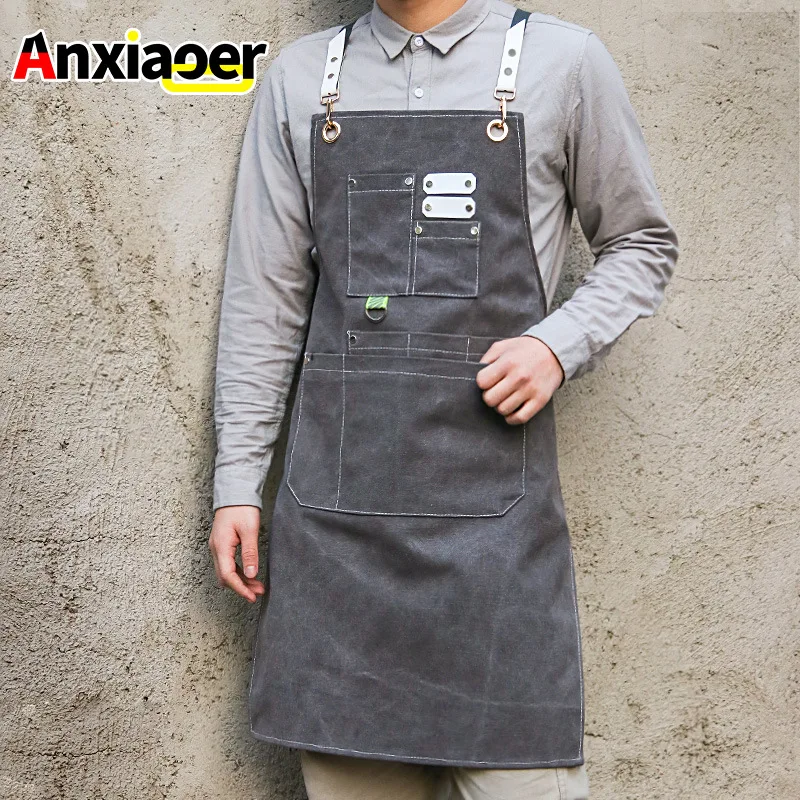 Denim canvas apron, hairdresser, milk tea shop, flower art, restaurant, waiter, coffee shop, work clothes for men and women
Denim canvas apron, hairdresser, milk tea shop, flower art, restaurant, waiter, coffee shop, work clothes for men and women