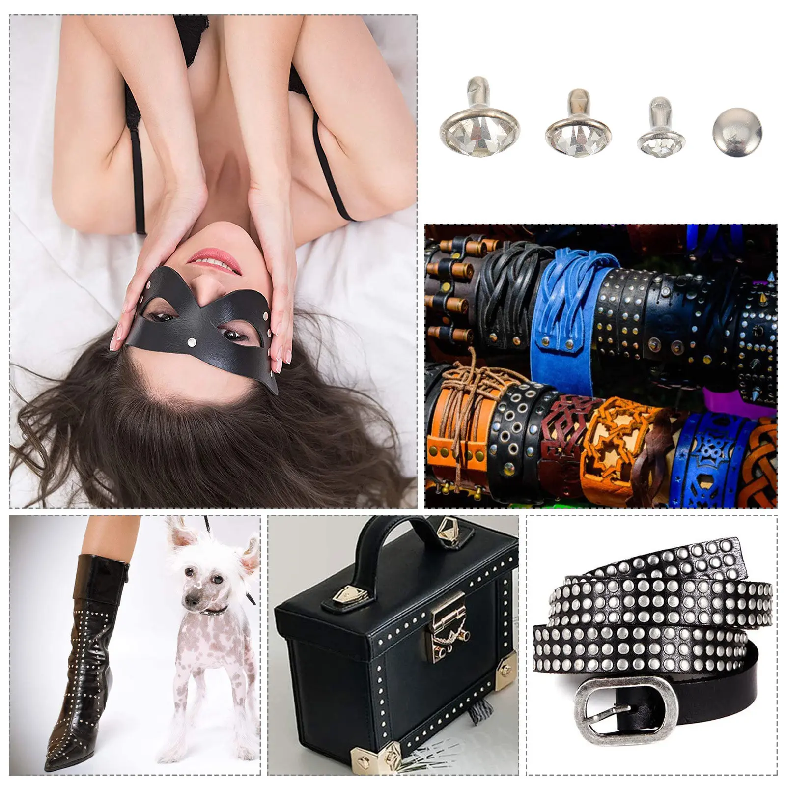 60Pcs Exquisite Repair Studs Rivets for DIY Bags Belts Shoes Hats Wallets Pants Backpacks Crafts Accessories
60Pcs Exquisite Repair Studs Rivets for DIY Bags Belts Shoes Hats Wallets Pants Backpacks Crafts Accessories