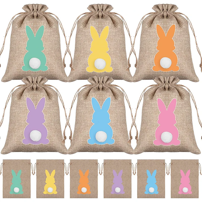 24Pcs Easter Linen Gift Bag Spring Easter Party Bunny Candy Cookie Packaging Bags Kids Birthday Party Decoration Rabbit Pouch
24Pcs Easter Linen Gift Bag Spring Easter Party Bunny Candy Cookie Packaging Bags Kids Birthday Party Decoration Rabbit Pouch
