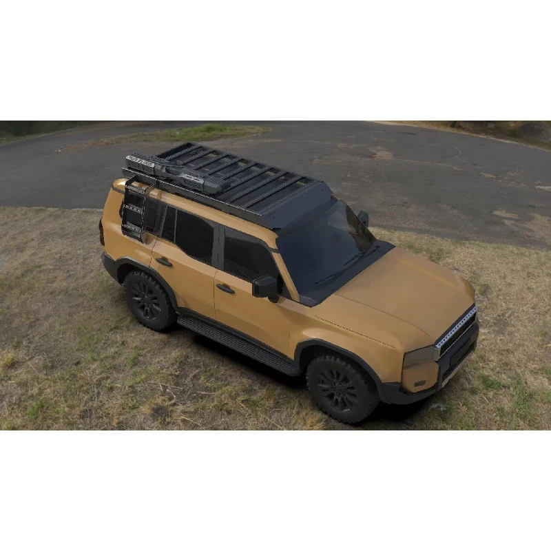 High Quality Aluminum Alloy 4x4 Roof Rack with Ladder for LC250
High Quality Aluminum Alloy 4x4 Roof Rack with Ladder for LC250