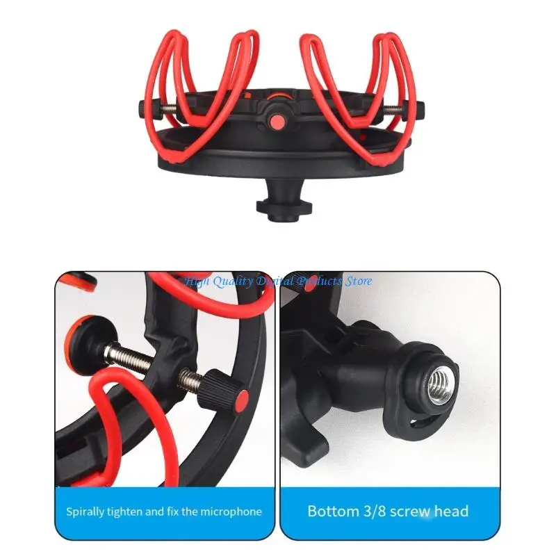 U2JE AntiVibration Suspension Shock Mount For 18-57mm Microphones for 2035 103 MK4
U2JE AntiVibration Suspension Shock Mount For 18-57mm Microphones for 2035 103 MK4
