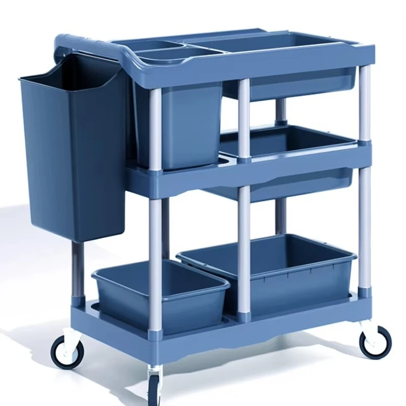 General hotel restaurant supplies thickened plastic screw connection 3-layer multi-functional plastic cleaning truck
General hotel restaurant supplies thickened plastic screw connection 3-layer multi-functional plastic cleaning truck