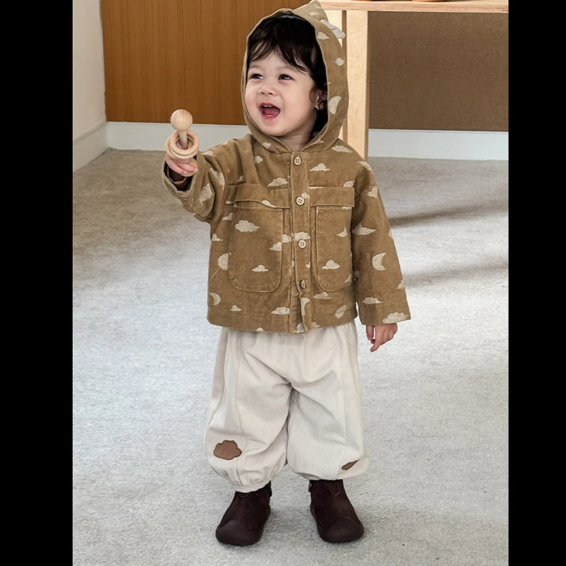 Korean Children's Clothes 2025 Corduroy Casual Pants for 0 - 5Y Kids Print Soft & Comfortable Children Trousers 
Korean Children's Clothes 2025 Corduroy Casual Pants for 0 - 5Y Kids Print Soft & Comfortable Children Trousers