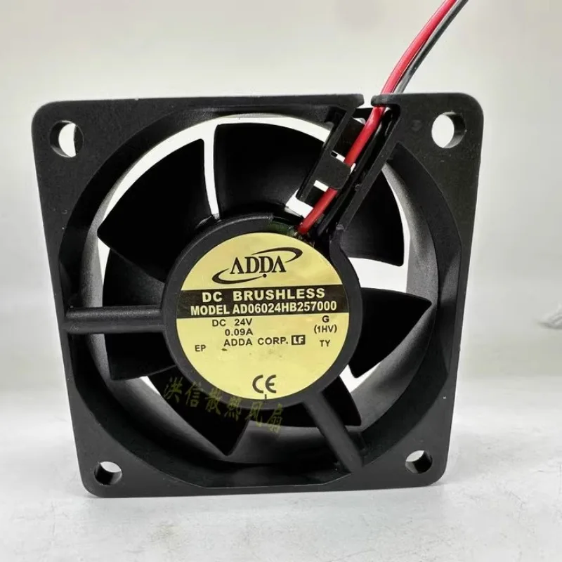 NEW Cooler Fan for ADDA AD06024HB257000 DC24V 0.09A Axial Flow Inverter Fan 6CM 60*60*25MM
NEW Cooler Fan for ADDA AD06024HB257000 DC24V 0.09A Axial Flow Inverter Fan 6CM 60*60*25MM