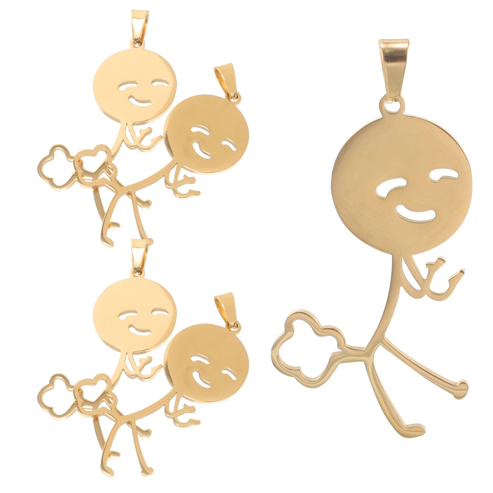 Funny Little Man Pendant Figure Jewelry Pendants Charms for Making Decors Stainless Steel Necklace
Funny Little Man Pendant Figure Jewelry Pendants Charms for Making Decors Stainless Steel Necklace