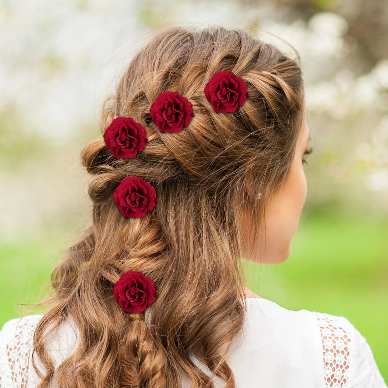 Retro Rose Hairpin Bridal Accessories for Women Wedding Bride Pins Chinese Accessory
Retro Rose Hairpin Bridal Accessories for Women Wedding Bride Pins Chinese Accessory