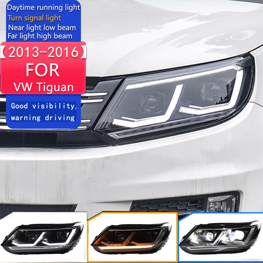 Car Styling for VW Tiguan Headlights 2013-2016 LED Headlight Porjector Lens DRL Angel Eye Head Lamp Signal Auto Accessories
Car Styling for VW Tiguan Headlights 2013-2016 LED Headlight Porjector Lens DRL Angel Eye Head Lamp Signal Auto Accessories