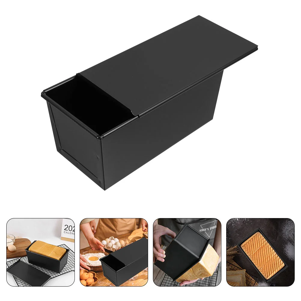 Toast Mold Bread Convenient Loaf Pan Baking with Lid Household Nonstick Carbon Steel
Toast Mold Bread Convenient Loaf Pan Baking with Lid Household Nonstick Carbon Steel
