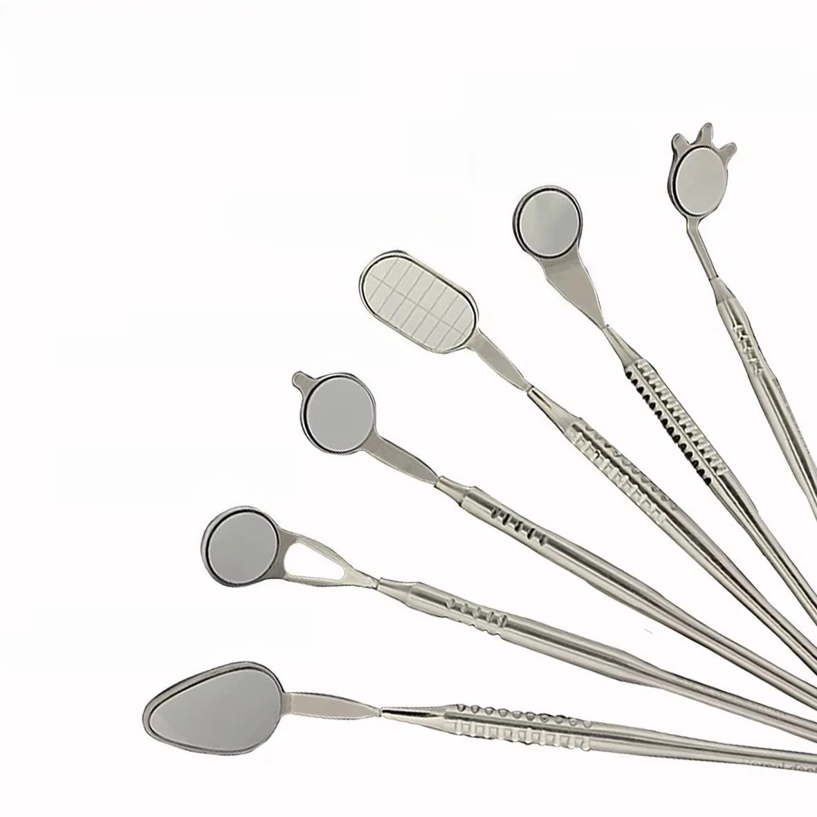 Зеркало стоматологическое одностороннее/двустороннее с ручкой, с родиевым покрытием, с защитой от запотевания, многоразовое использование, 1 шт.
Зеркало стоматологическое одностороннее/двустороннее с ручкой, с родиевым покрытием, с защитой от запотевания, многоразовое использование, 1 шт.