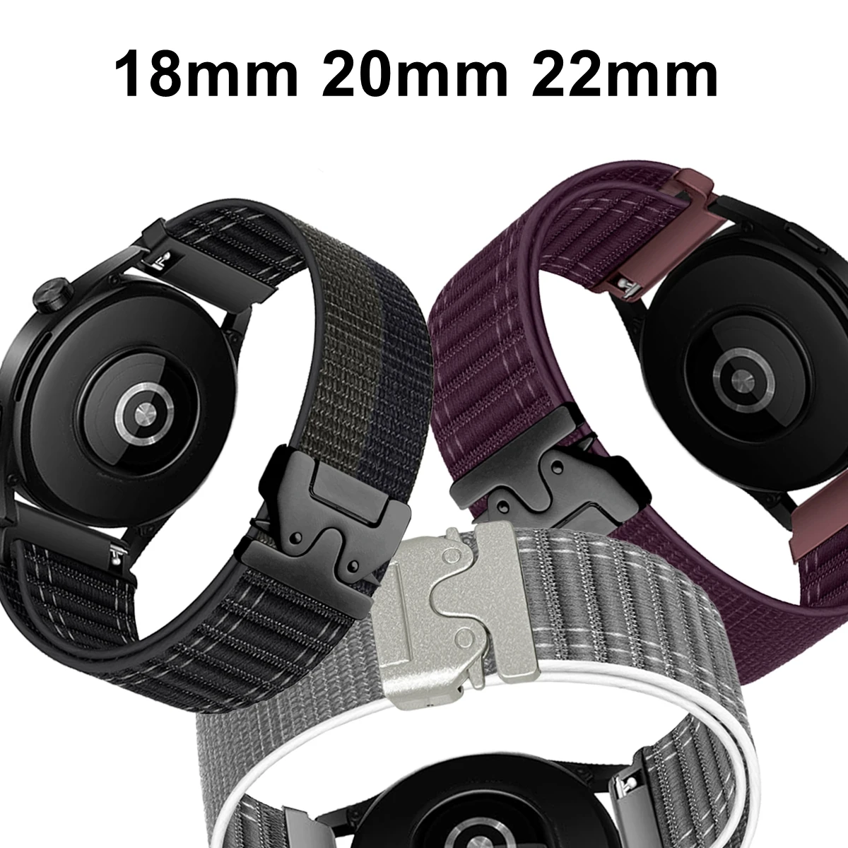Strap for Samsung Watch 6 Band Nylon Replacement correa Bracelet for Huawei Watch GT 2/Amazfit GTS 4/Garmin venu 2/fenix6 Strap
Strap for Samsung Watch 6 Band Nylon Replacement correa Bracelet for Huawei Watch GT 2/Amazfit GTS 4/Garmin venu 2/fenix6 Strap