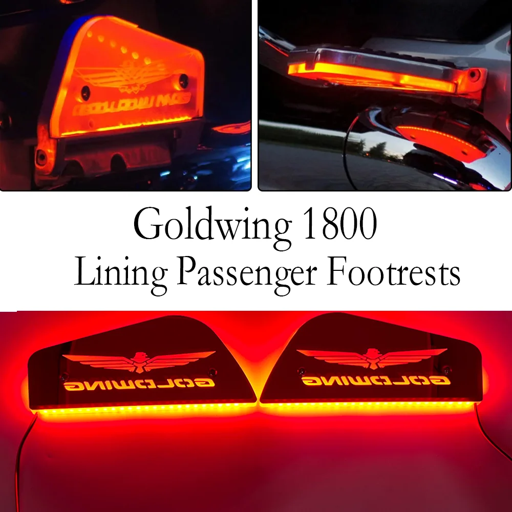for HONDA Goldwing GL1800 2001 - 2017 GOLDWING LED Lining Passenger Footrests Lighting Floorboard Covers Gold Wing 1800 goldwing
for HONDA Goldwing GL1800 2001 - 2017 GOLDWING LED Lining Passenger Footrests Lighting Floorboard Covers Gold Wing 1800 goldwing