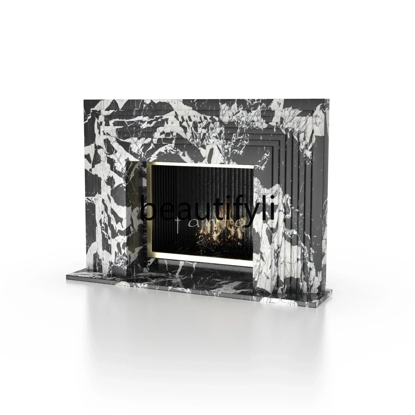 A139 French minimalist natural marble fireplace decorative cabinet light luxury villa stone mantel
A139 French minimalist natural marble fireplace decorative cabinet light luxury villa stone mantel