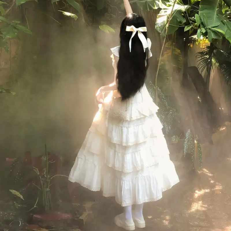 Beach Vacation Thai Land Dress Pure Desire Fleeing Princess Skirt Elegant Waist Cinching Cake Skirt Short Sleeve V Neck
Beach Vacation Thai Land Dress Pure Desire Fleeing Princess Skirt Elegant Waist Cinching Cake Skirt Short Sleeve V Neck