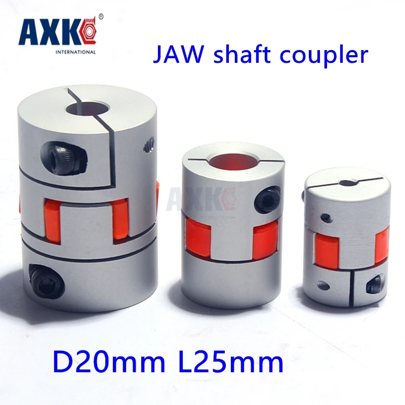 4pcs/lot Shaft Coupler Rodamientos Rolamentos Axk Jaw Spider Clamp D20 L25 for 4mm 5mm 6mm 6.35mm 7mm 8mm 10mm Coupling
4pcs/lot Shaft Coupler Rodamientos Rolamentos Axk Jaw Spider Clamp D20 L25 for 4mm 5mm 6mm 6.35mm 7mm 8mm 10mm Coupling