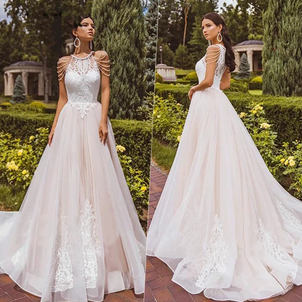 Gorgeous Sexy Lace Appliques Tulle Mermaid Boho Sleeveless Mopping Wedding Dresses Beautiful For Women Bride Gowns New 2023
Gorgeous Sexy Lace Appliques Tulle Mermaid Boho Sleeveless Mopping Wedding Dresses Beautiful For Women Bride Gowns New 2023