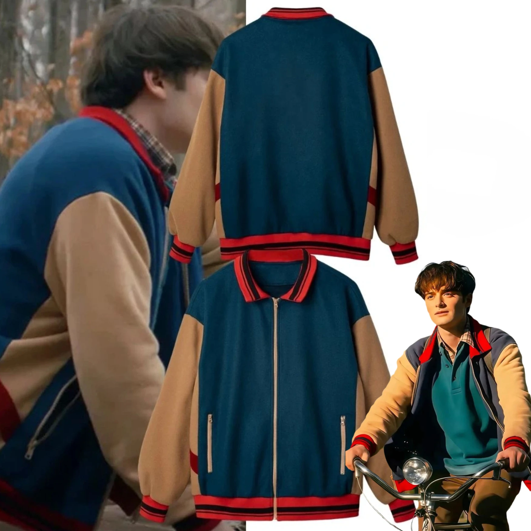 Season 5 Will Byer’s Cosplay Varsity Jacket S05 Blue Coat for Role Play Party Holloween Gift for Chrismas Top Costume for Male
Season 5 Will Byer’s Cosplay Varsity Jacket S05 Blue Coat for Role Play Party Holloween Gift for Chrismas Top Costume for Male