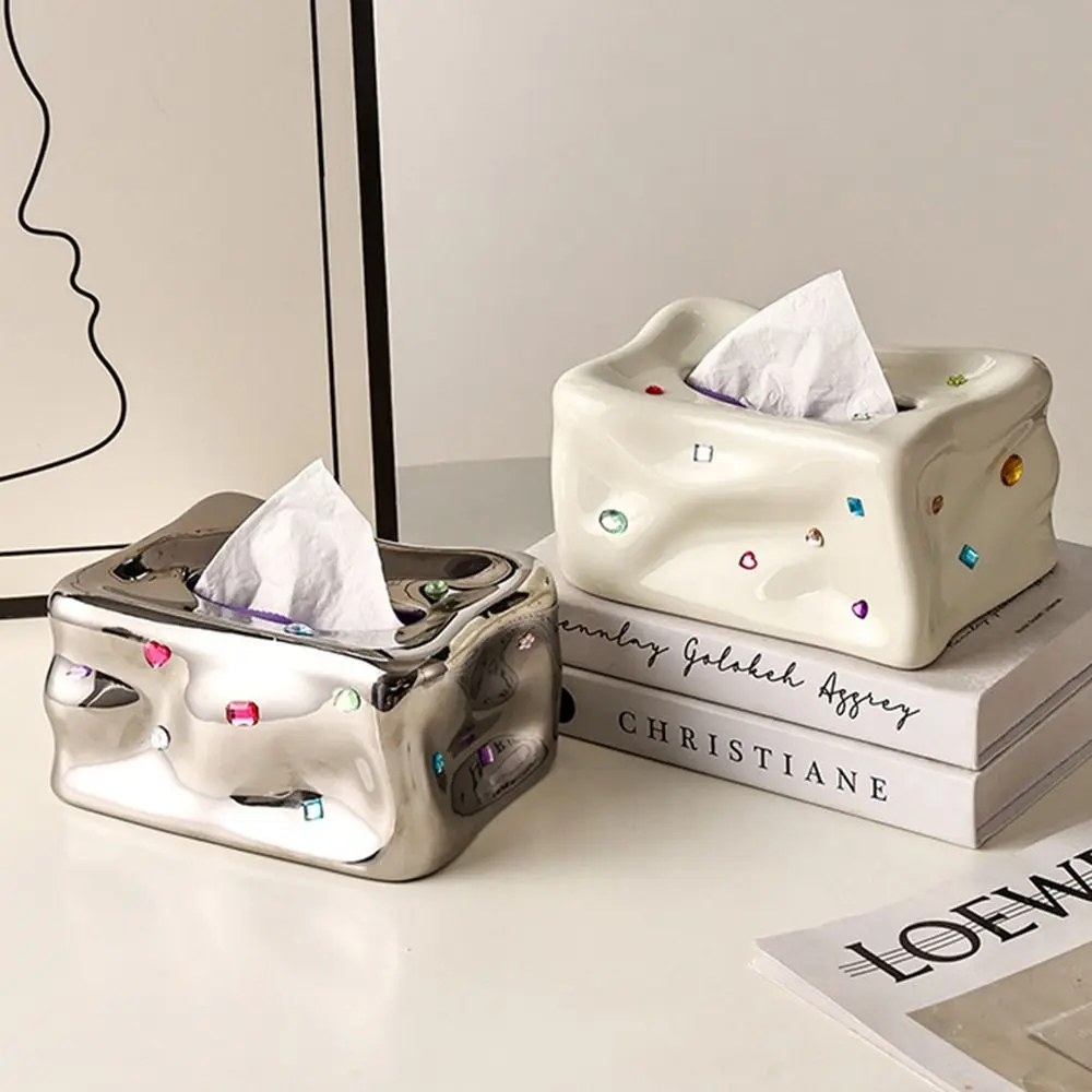 Creative Ceramic Tissue Box INS Smooth Extraction Colored Stone Paper Dispenser Light Luxury Home Decoration Tissue Storage Case
Creative Ceramic Tissue Box INS Smooth Extraction Colored Stone Paper Dispenser Light Luxury Home Decoration Tissue Storage Case