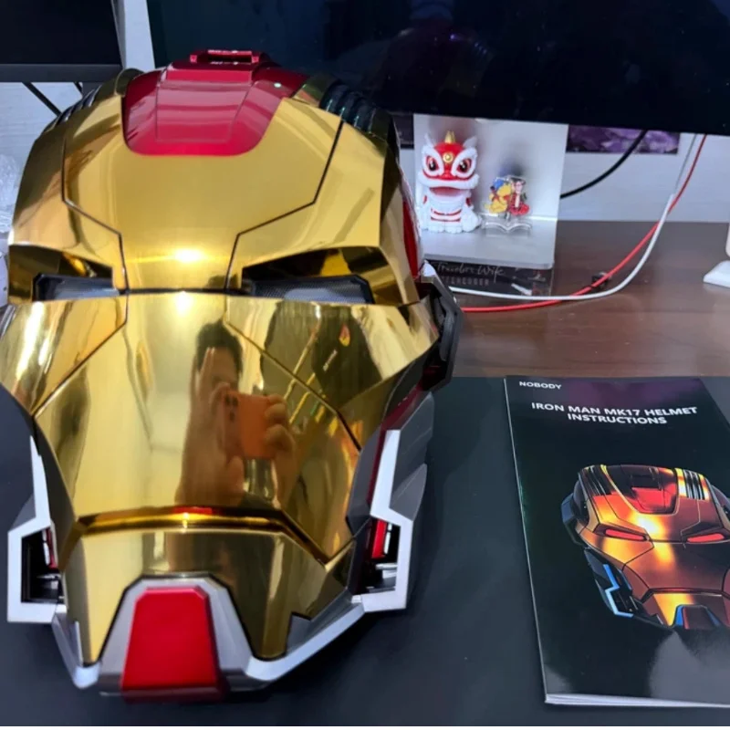 In Stock Newly-Developed Product Iron Man Helmet Mk17 Jarvis Voice Controlled Automatic Opening Mask Mech Mask ElectricCollector
In Stock Newly-Developed Product Iron Man Helmet Mk17 Jarvis Voice Controlled Automatic Opening Mask Mech Mask ElectricCollector