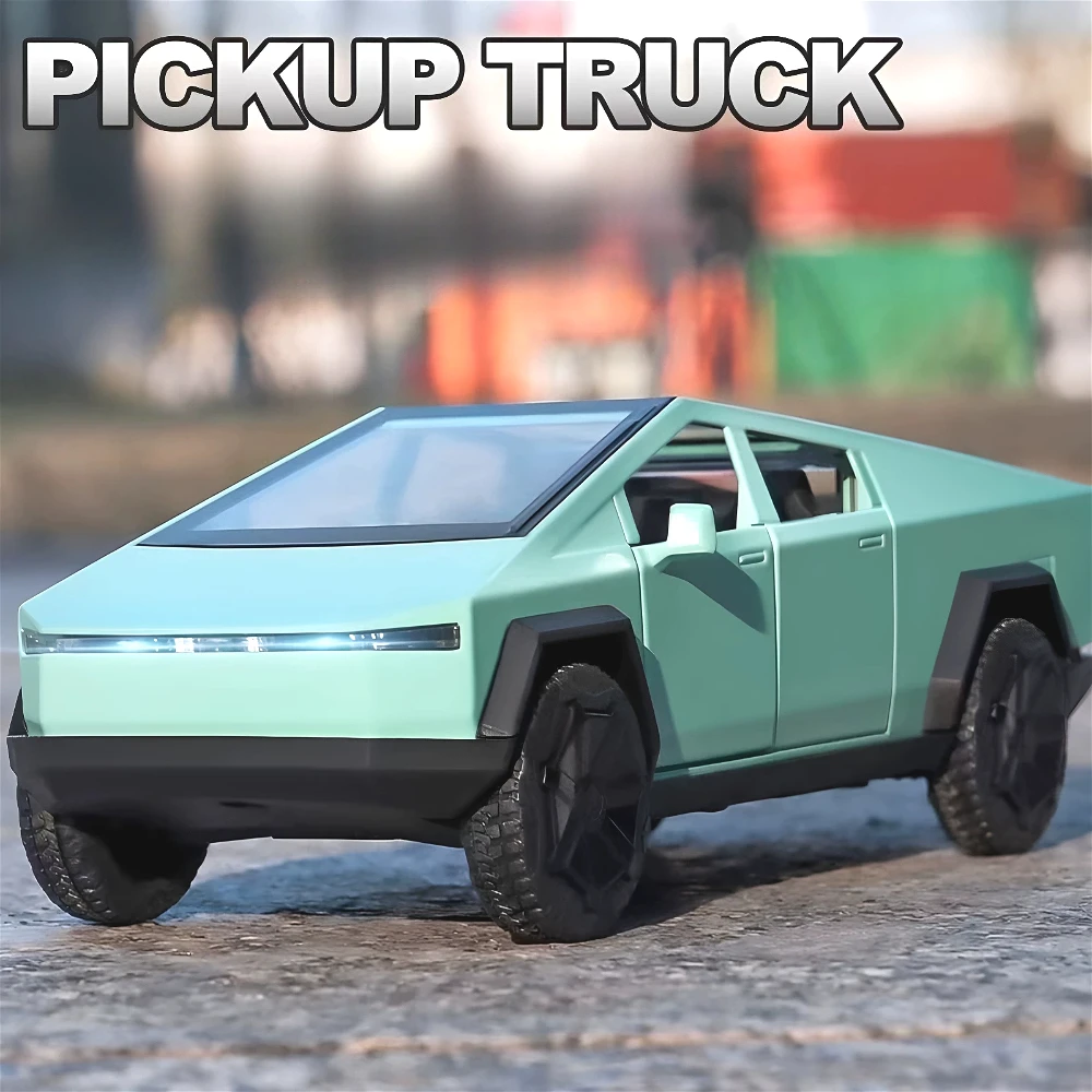1:32 Pickup Model Toy Car Alloy Body Rubber Tires High Simulation Off-road Vehicle Models Pull Back Toys Table Top Decoration
1:32 Pickup Model Toy Car Alloy Body Rubber Tires High Simulation Off-road Vehicle Models Pull Back Toys Table Top Decoration