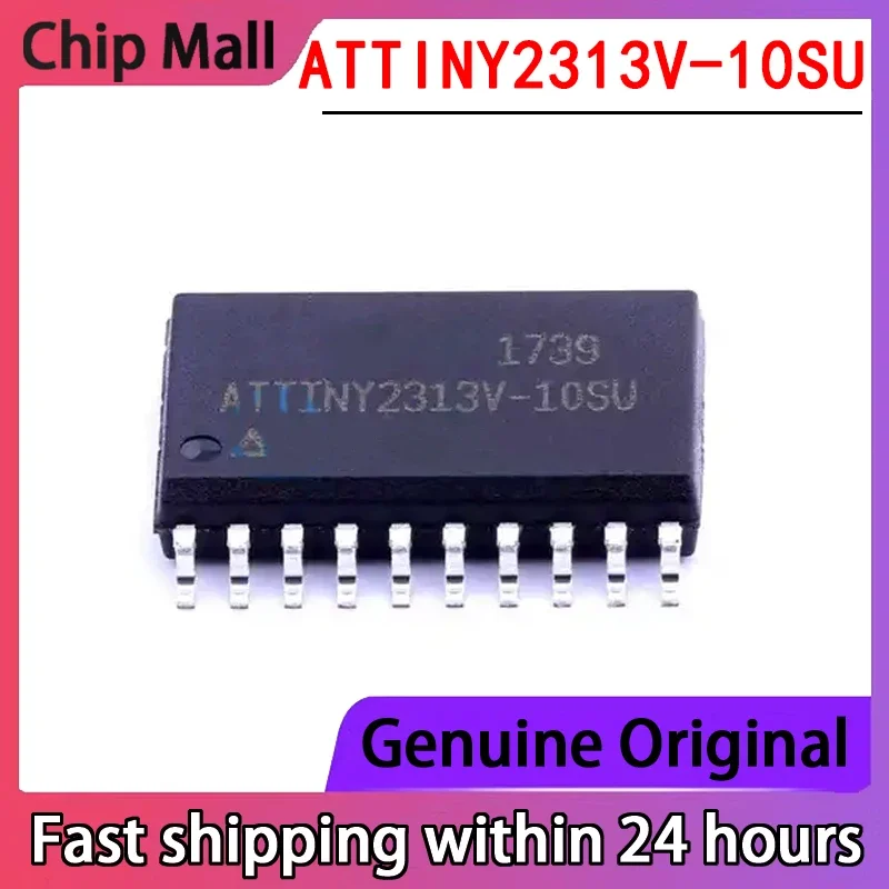 1PCS Imported Original ATTINY2313V-10SU Package SOIC-20 Series 8-bit Microcontroller IC
1PCS Imported Original ATTINY2313V-10SU Package SOIC-20 Series 8-bit Microcontroller IC