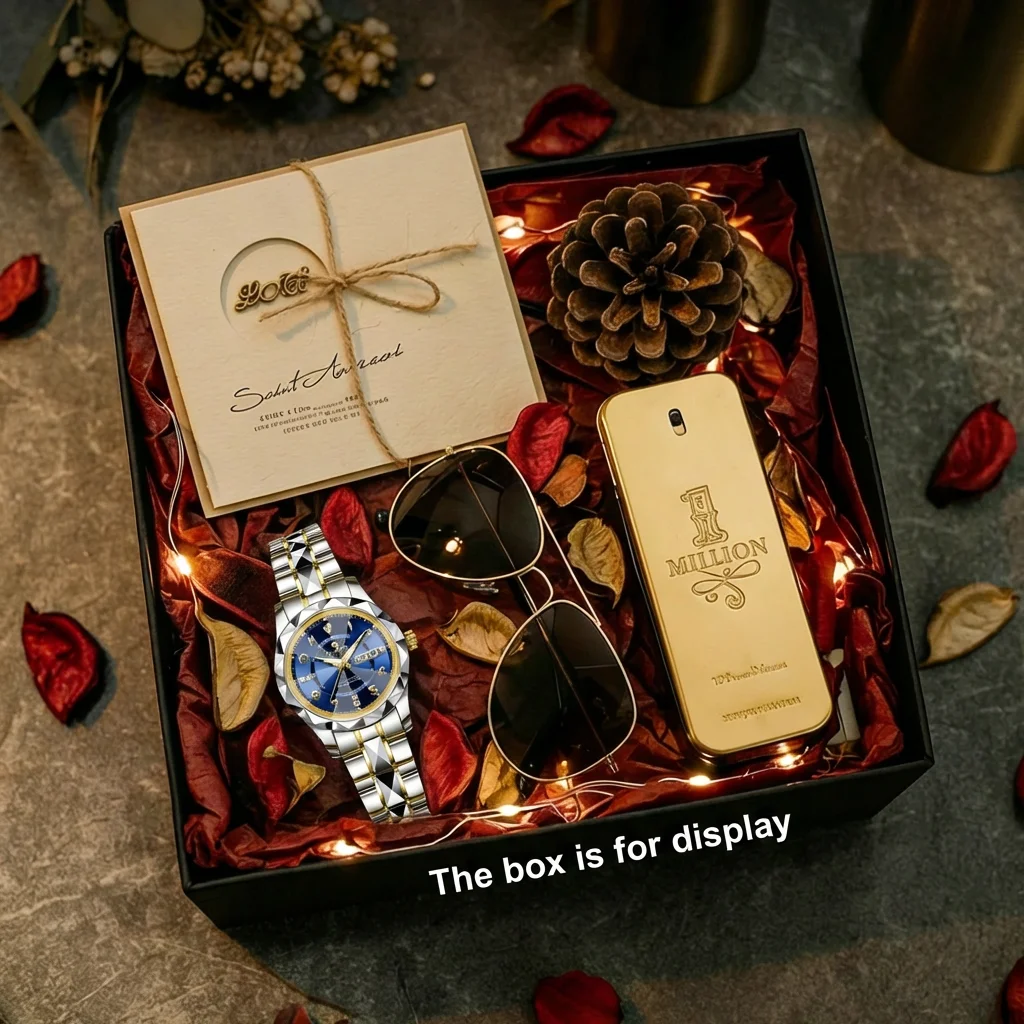 4pc Women's Blue Dial Silver-Gold Two-Tone Stainless Steel Strap Elegant Diamond Accent Date Day Quartz Watch Gift Set
4pc Women's Blue Dial Silver-Gold Two-Tone Stainless Steel Strap Elegant Diamond Accent Date Day Quartz Watch Gift Set