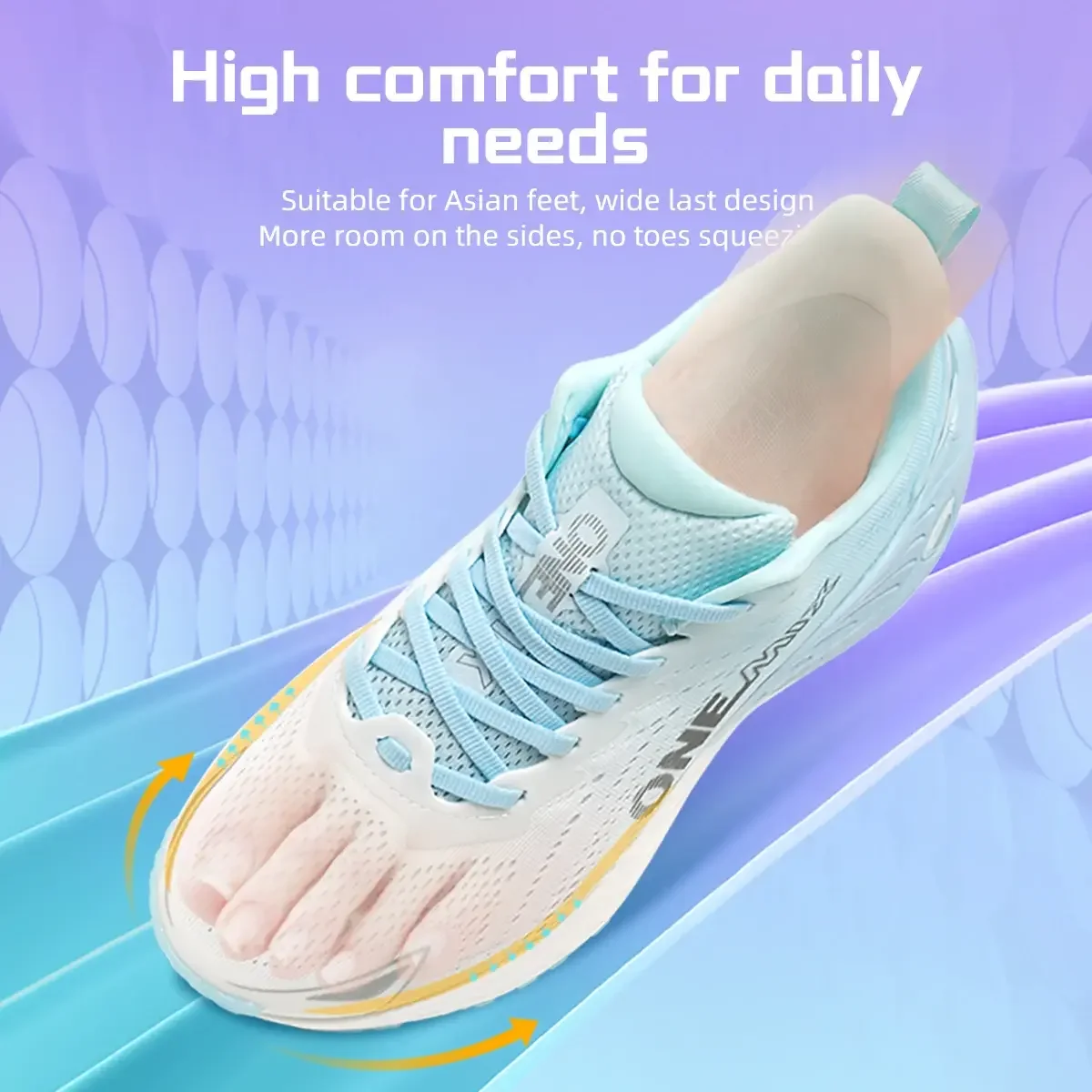 ONEMIX Unisex Tech Runner Sneakers White Air Cushion Training Shoes with Gaca Technology for Road Running shoes
ONEMIX Unisex Tech Runner Sneakers White Air Cushion Training Shoes with Gaca Technology for Road Running shoes