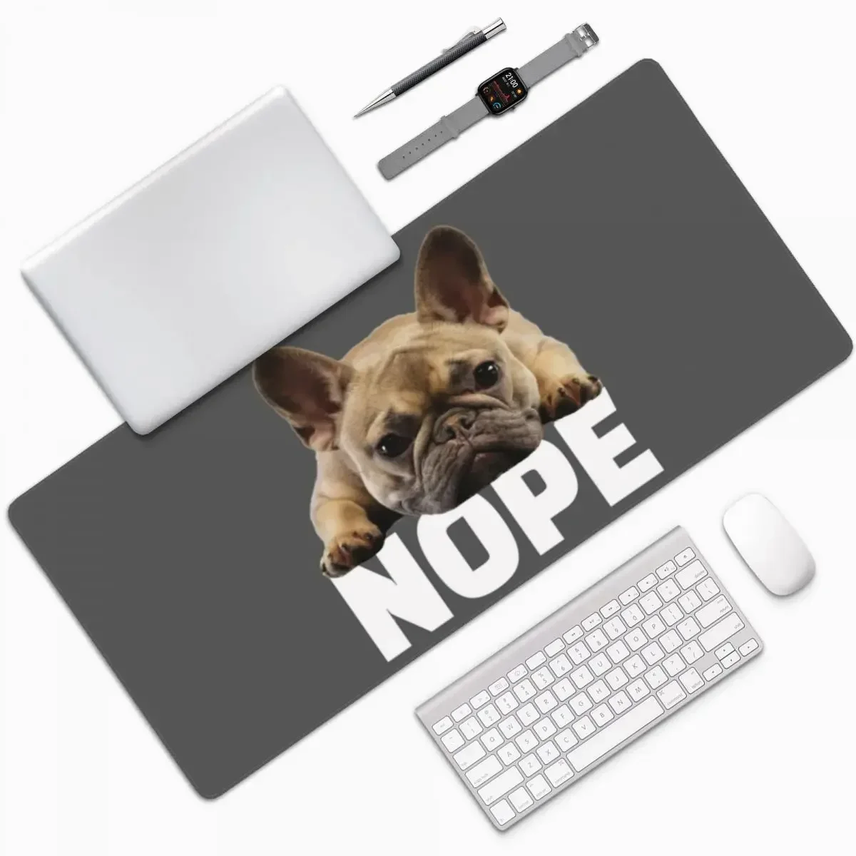 French Bulldog - Nope Large Mouse Pad Computer Keyboard Mouse Mat Gamer PC Laptop Desk Mat Office Accessories Table Mats
French Bulldog - Nope Large Mouse Pad Computer Keyboard Mouse Mat Gamer PC Laptop Desk Mat Office Accessories Table Mats