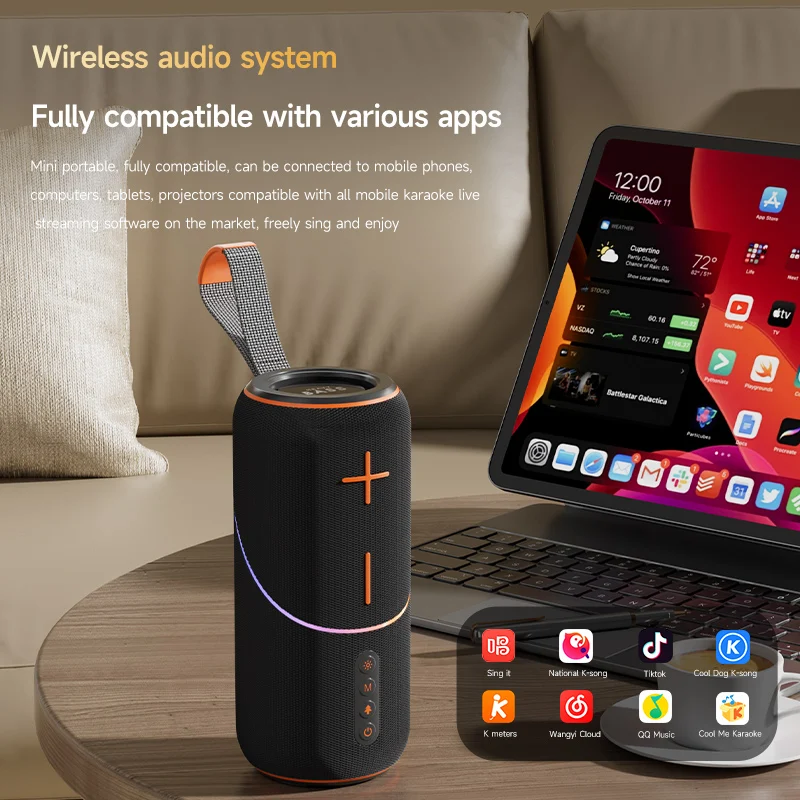 BASS-05 20 Вт HD Bluetooth-динамик Беспроводной басовый сабвуфер 5.0, портативная звуковая панель емкостью 3000 мАч с пользовательскими режимами эквалайзера для вечеринок/путежей
BASS-05 20 Вт HD Bluetooth-динамик Беспроводной басовый сабвуфер 5.0, портативная звуковая панель емкостью 3000 мАч с пользовательскими режимами эквалайзера для вечеринок/путежей