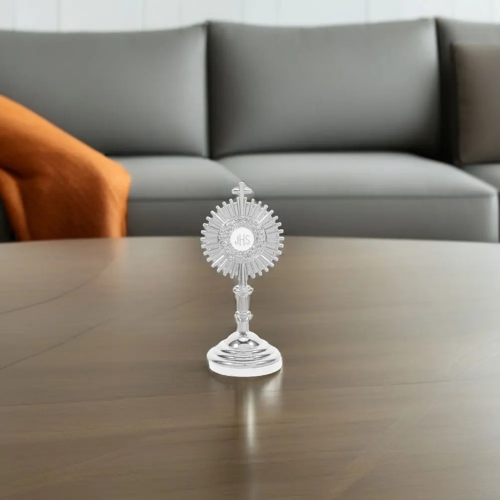 6Pcs Metal Standing Crucifix Jesus Cross Religious Home Decor Tabletop Spiritual Christian Cross for Living Room Church
6Pcs Metal Standing Crucifix Jesus Cross Religious Home Decor Tabletop Spiritual Christian Cross for Living Room Church