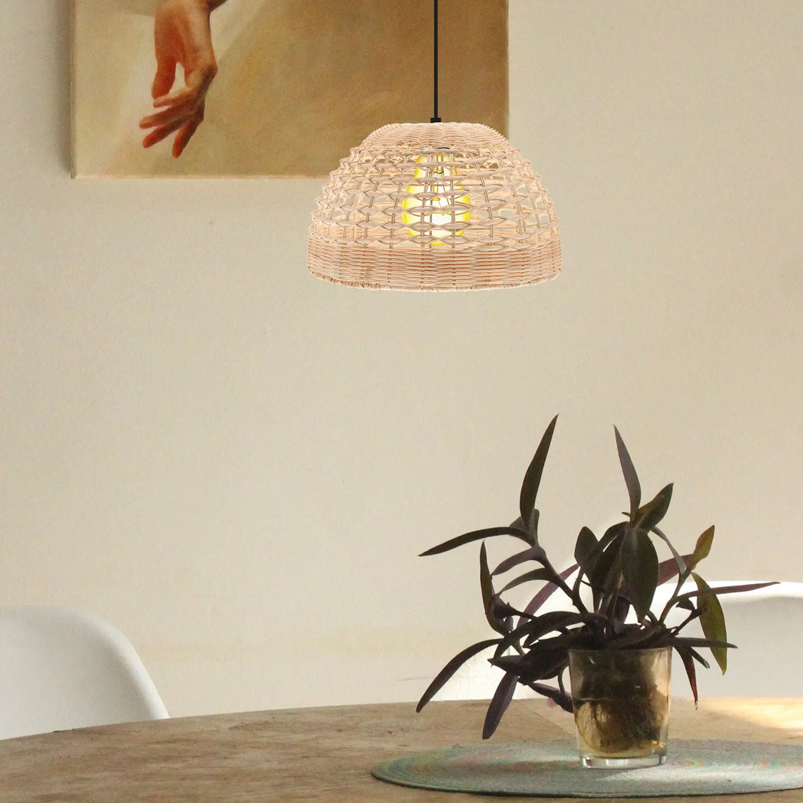 Плетеный абажур из натурального ротанга: современный светильник, улучшающий атмосферу, защищающий лампочку. Идеальный подарок на новоселье, Рождество, Новый год.
Плетеный абажур из натурального ротанга: современный светильник, улучшающий атмосферу, защищающий лампочку. Идеальный подарок на новоселье, Рождество, Новый год.