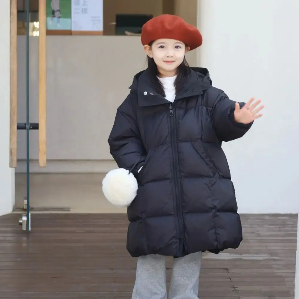 kids girls clothes baby warm coat long down coat Black down jacket Wearing a girl's coat on both sides
kids girls clothes baby warm coat long down coat Black down jacket Wearing a girl's coat on both sides