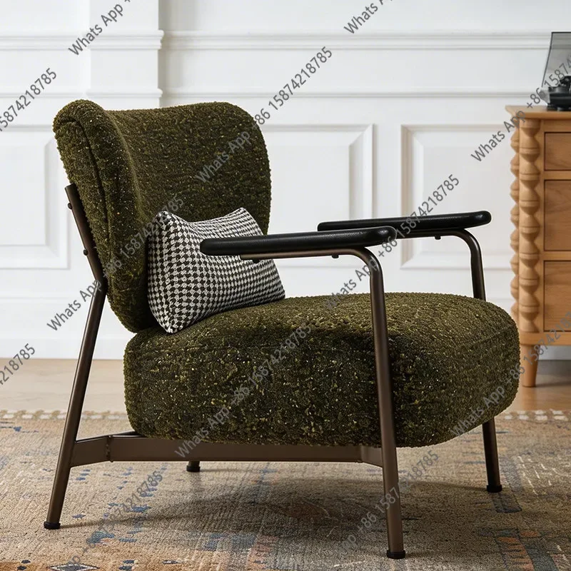 M32 Solid Wood Living Room Balcony Casual Small French Vintage Style Single Sofa Chair Designer Comfortable Style
M32 Solid Wood Living Room Balcony Casual Small French Vintage Style Single Sofa Chair Designer Comfortable Style