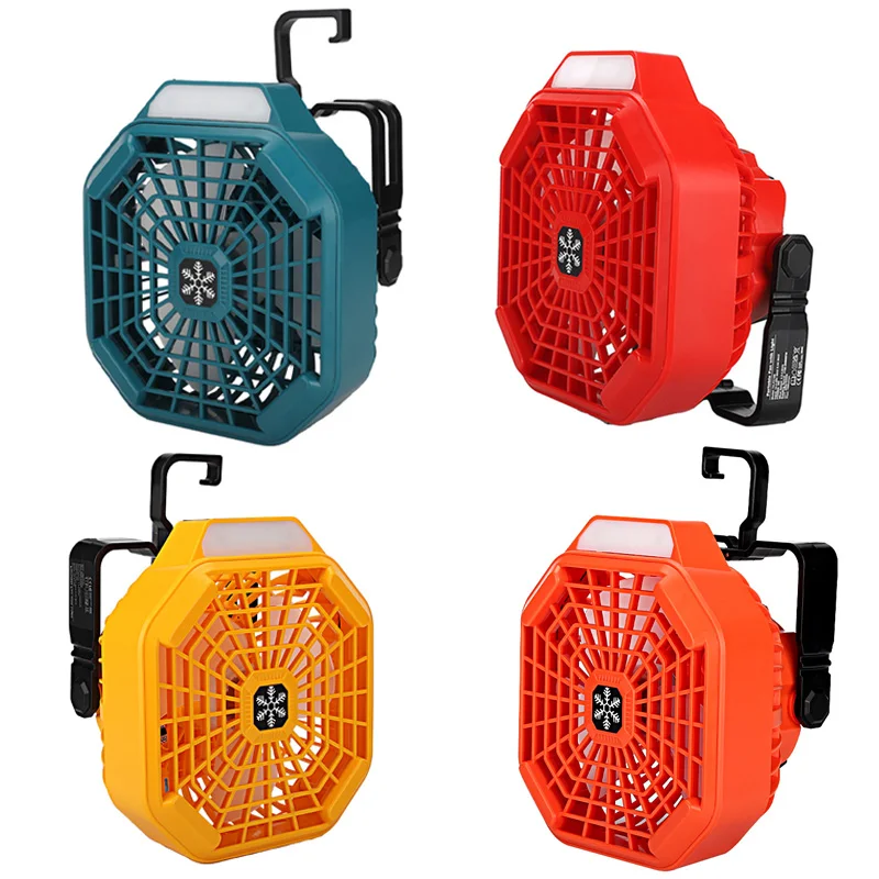 Cordless Camping Fan for Makita for Bosch for Dewalt for Milwaukee 14.4-18V Battery Jobsite Fan with LED Light Remote Control
Cordless Camping Fan for Makita for Bosch for Dewalt for Milwaukee 14.4-18V Battery Jobsite Fan with LED Light Remote Control