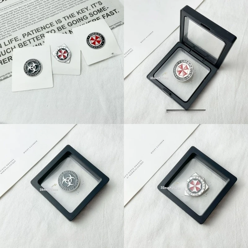 Металлический значок Resident Evil, булавки, зонтик Corporation, брошь в форме щита, моральная брошь, креативное украшение для рюкзака, булавка, игрушка, подарок для фанатов
Металлический значок Resident Evil, булавки, зонтик Corporation, брошь в форме щита, моральная брошь, креативное украшение для рюкзака, булавка, игрушка, подарок для фанатов