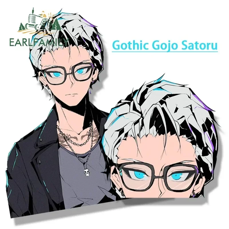 EARLFAMILY Готическая наклейка на автомобиль с Годжо Сатору, аниме-декор для уличной моды, фан-арт, забавные граффити-стикеры JDM, аксессуары для авто
EARLFAMILY Готическая наклейка на автомобиль с Годжо Сатору, аниме-декор для уличной моды, фан-арт, забавные граффити-стикеры JDM, аксессуары для авто