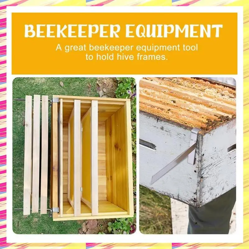 ABJJ 2 Pcs Beehive Frame Holder,Stainless Steel Beehive Frame Perch,Full Frame Capacity Beekeeping Frame Support Bracket Rack
ABJJ 2 Pcs Beehive Frame Holder,Stainless Steel Beehive Frame Perch,Full Frame Capacity Beekeeping Frame Support Bracket Rack