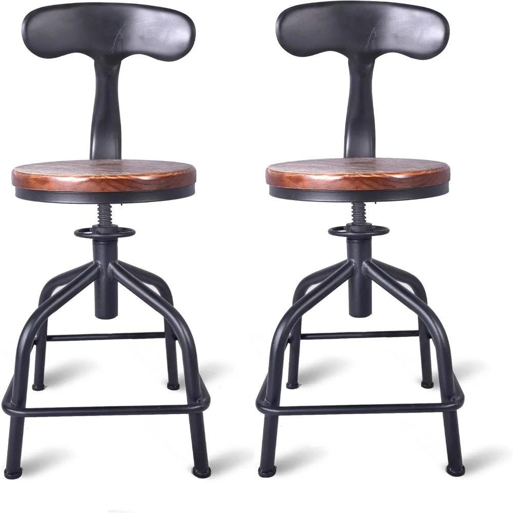 Stool Adjustable Swivel Wood Metal Bar Stool ,Back Kitchen Dining Breakfast Chair Vintage Full Welded 19.7-25.6 Inch Set of 2
Stool Adjustable Swivel Wood Metal Bar Stool ,Back Kitchen Dining Breakfast Chair Vintage Full Welded 19.7-25.6 Inch Set of 2