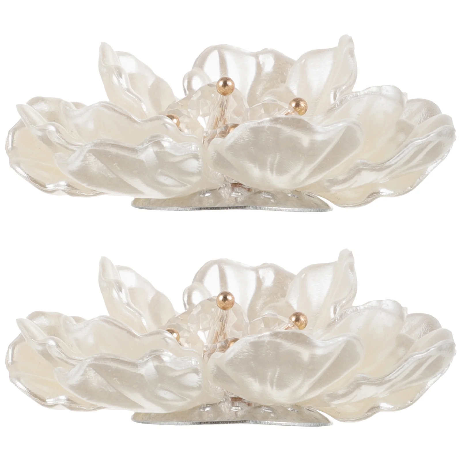2 Pcs DIY Crafts Charms Crystal Flower Hair Clip Fake Pearl Accessories Earring Making
2 Pcs DIY Crafts Charms Crystal Flower Hair Clip Fake Pearl Accessories Earring Making