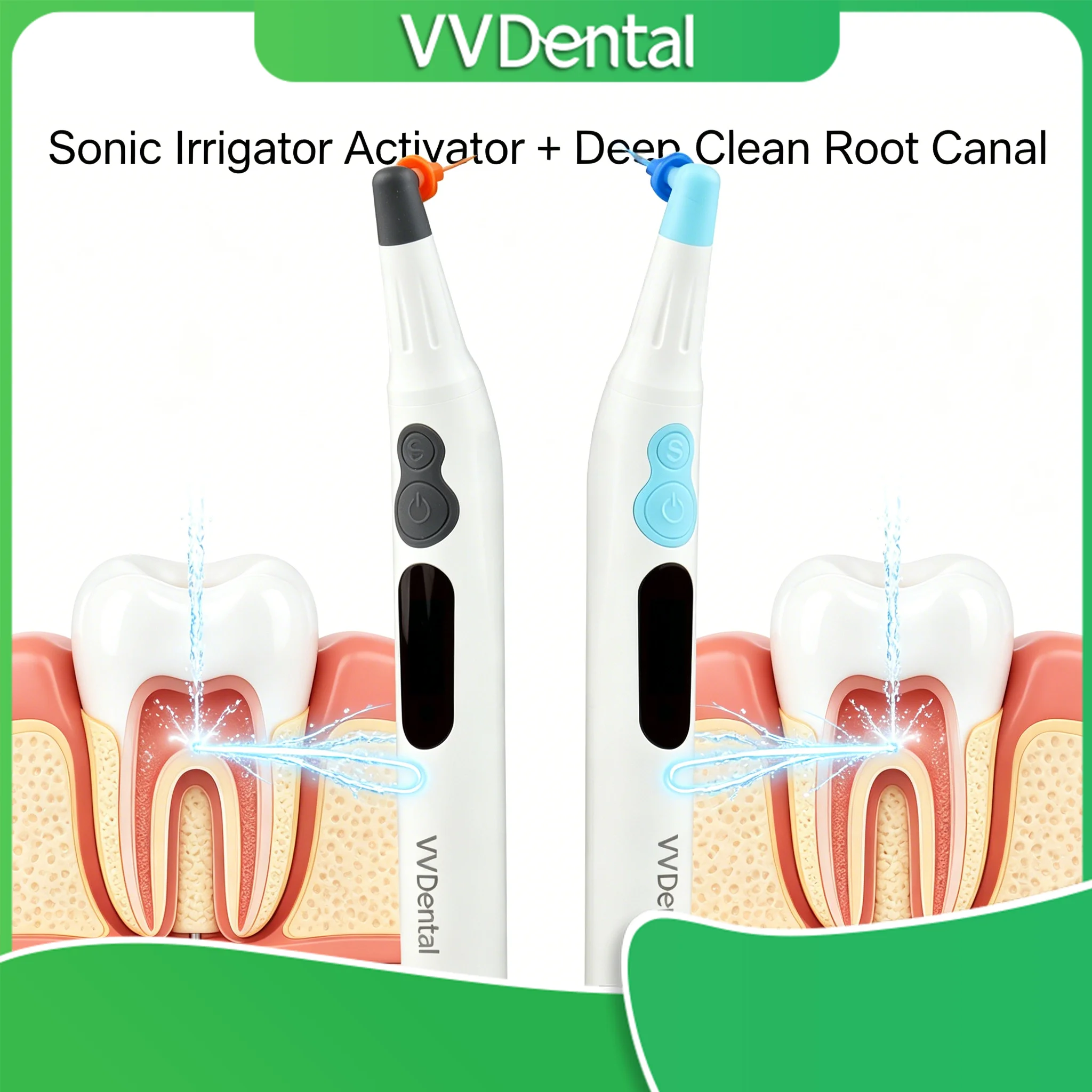 Endodontic Sonic Irrigator Activator RW-7 Root Canal Irrigation Activation Sonic Activation for Dental Clinic
Endodontic Sonic Irrigator Activator RW-7 Root Canal Irrigation Activation Sonic Activation for Dental Clinic