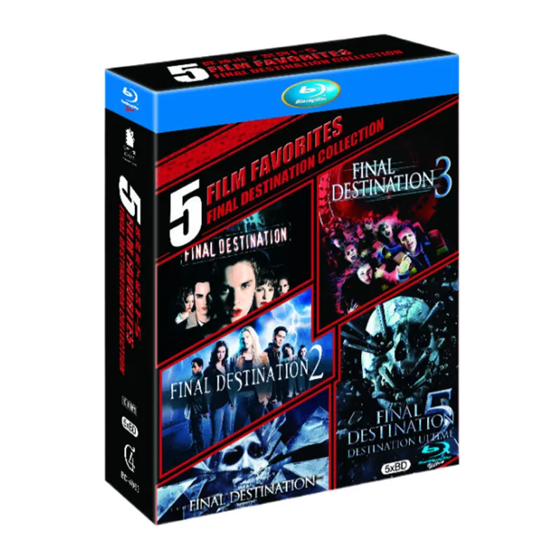 Final Destination 1-5 Коллекционное издание на Blu-ray диске
Final Destination 1-5 Коллекционное издание на Blu-ray диске