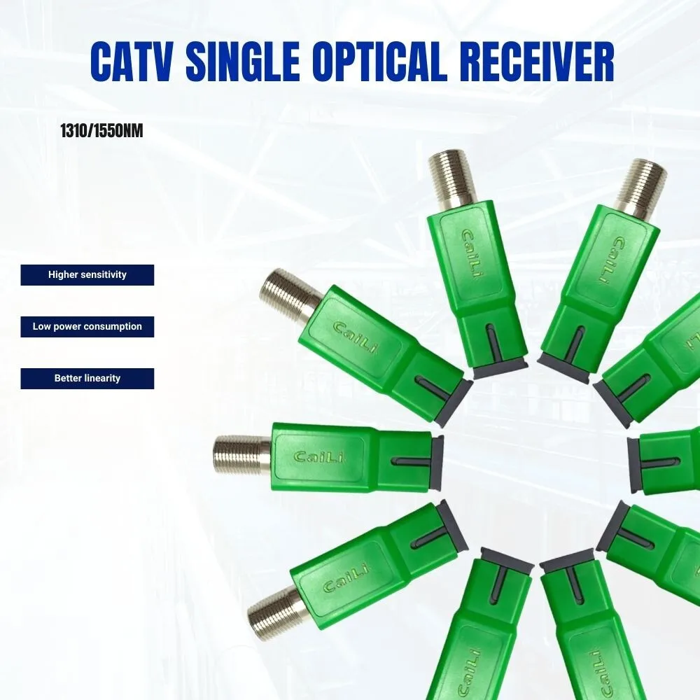 All-in-One Mini Optical Node for FTTH Networks: Integrated CATV Receiver and Photoelectric Converter
All-in-One Mini Optical Node for FTTH Networks: Integrated CATV Receiver and Photoelectric Converter