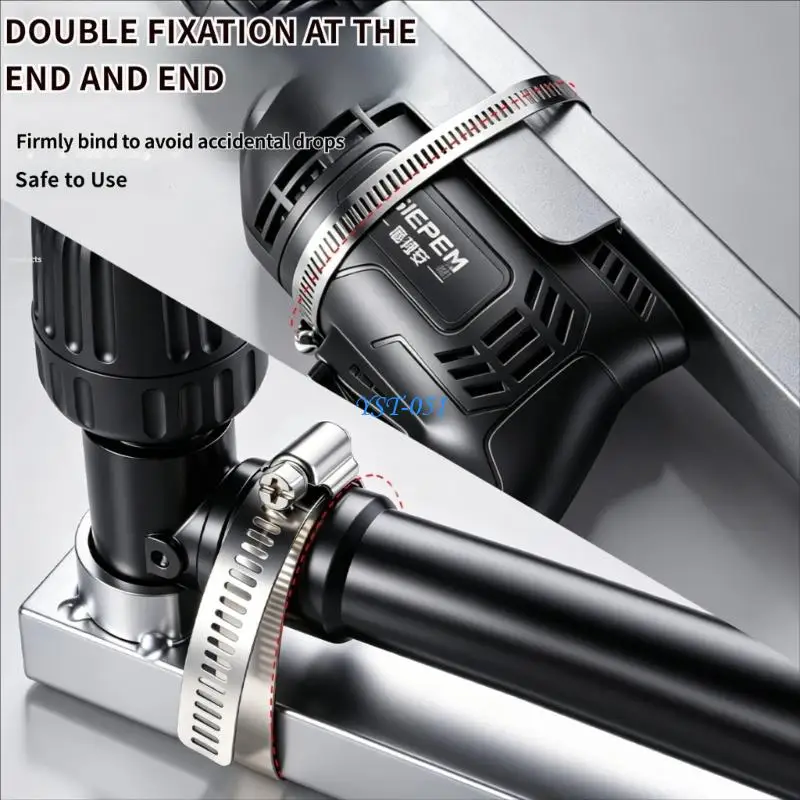 E15A 90 Degree Right Angled Keyless Impact Drill Adapter Electric Power Cordless Drill Attachment Angled Accessories
E15A 90 Degree Right Angled Keyless Impact Drill Adapter Electric Power Cordless Drill Attachment Angled Accessories