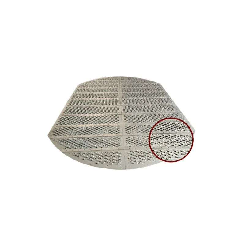 Stainless steel tray rectangular guide float valve tray epichlorohydrin unit tower internals
Stainless steel tray rectangular guide float valve tray epichlorohydrin unit tower internals