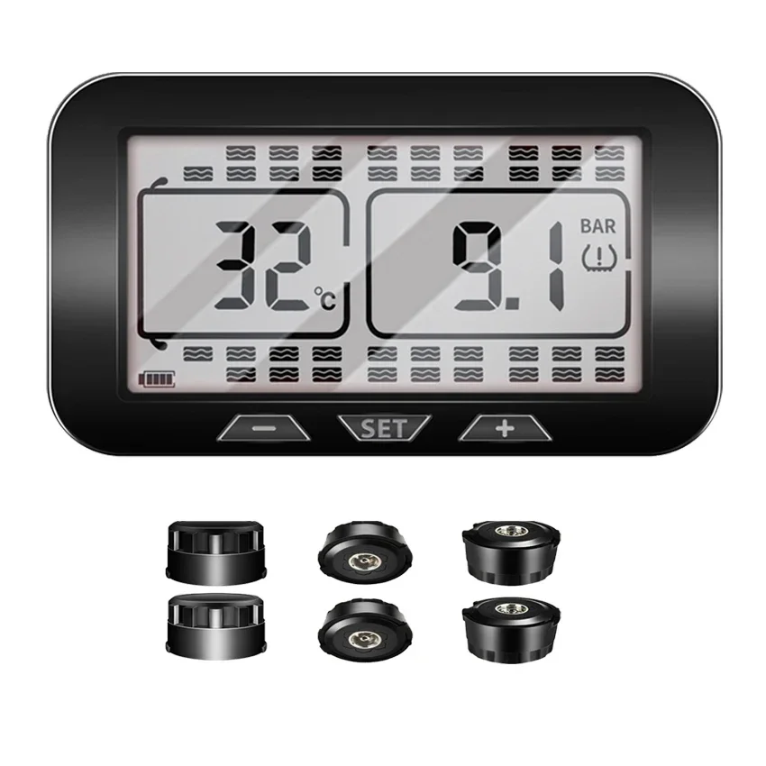 Truck Smart TPMS Solar Power Tire Pressure Monitoring System Wireless Sensor Gauge
Truck Smart TPMS Solar Power Tire Pressure Monitoring System Wireless Sensor Gauge