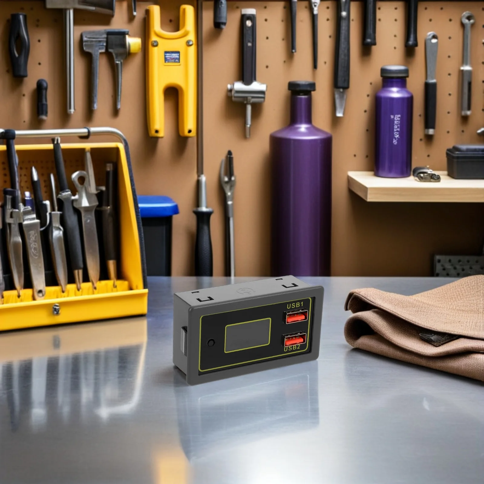 Car Monitor Automotive Volt Meter Household Grey Plastic Batteries Checking Tester 
Car Monitor Automotive Volt Meter Household Grey Plastic Batteries Checking Tester