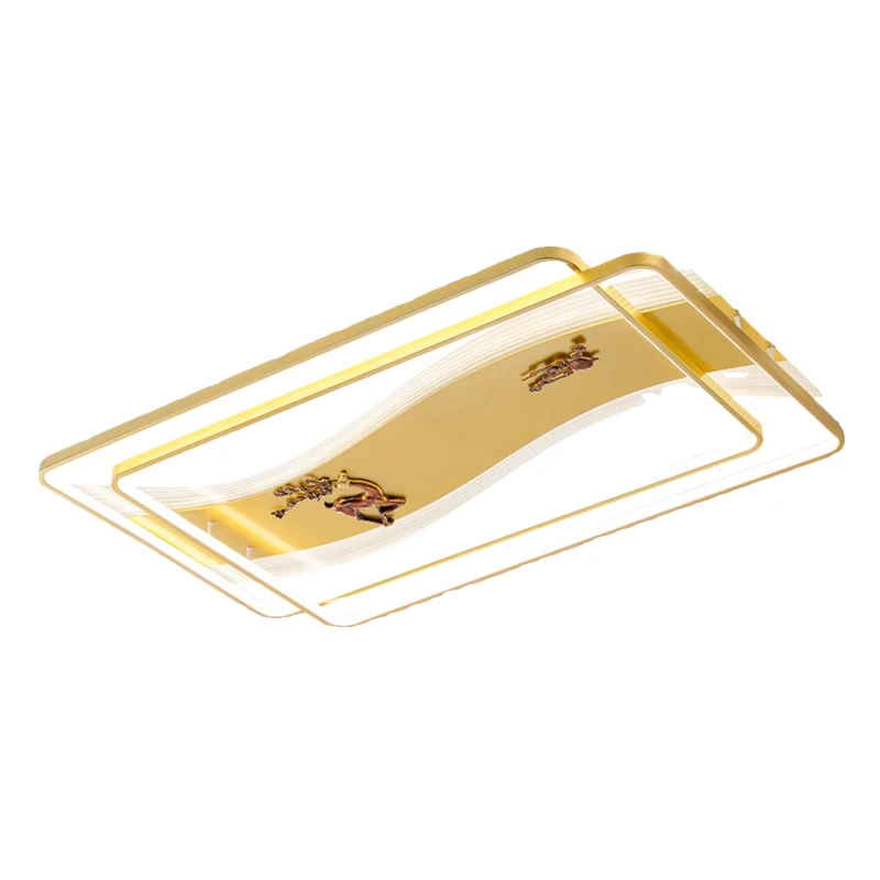 New Chinese enamel color Chinese style living room ceiling lamp bedroom rectangular simple deer lamp 
New Chinese enamel color Chinese style living room ceiling lamp bedroom rectangular simple deer lamp