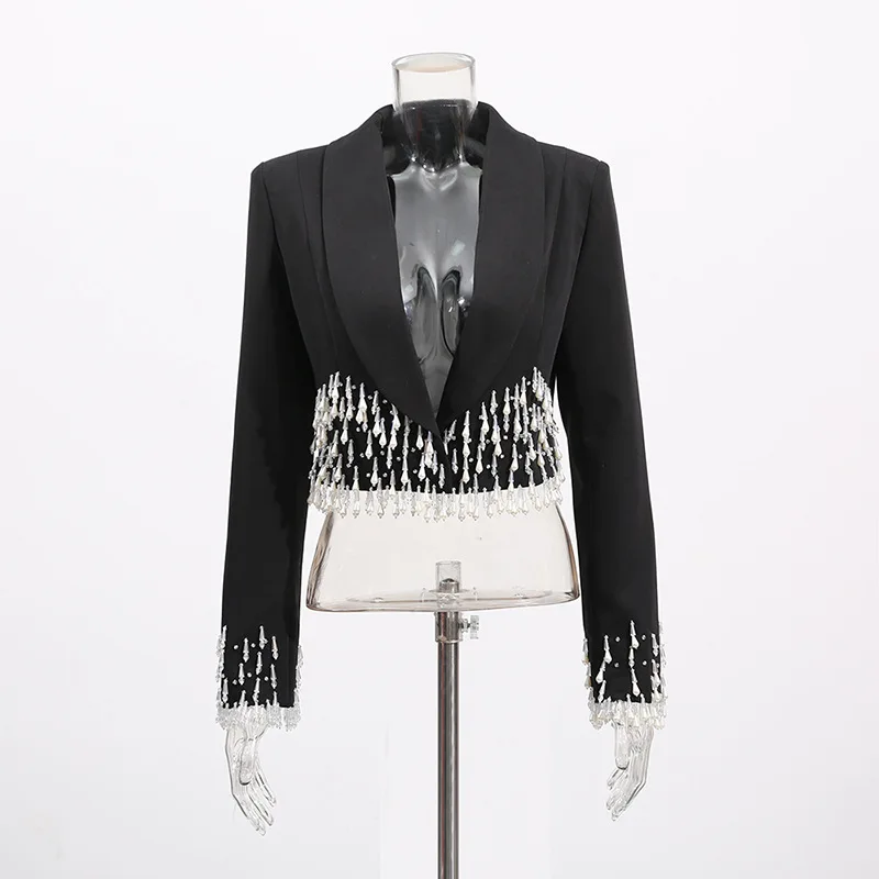 Ele Diamond Embellied Long Sve Women's Suit Jaet Commute Sle High Faion Design Unique Trend Autumn 2025
Ele Diamond Embellied Long Sve Women's Suit Jaet Commute Sle High Faion Design Unique Trend Autumn 2025